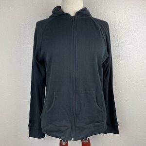 PBX Basics Black Full Zip Hoodie Size M EUC